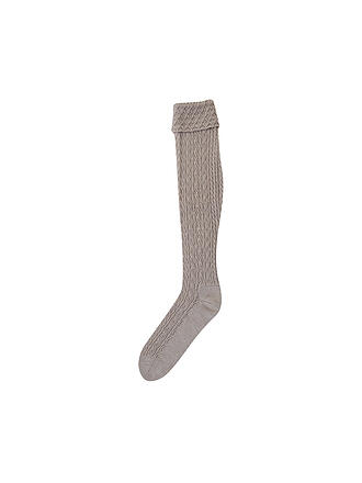 LUISE STEINER | Kniestrümpfe jeans | beige