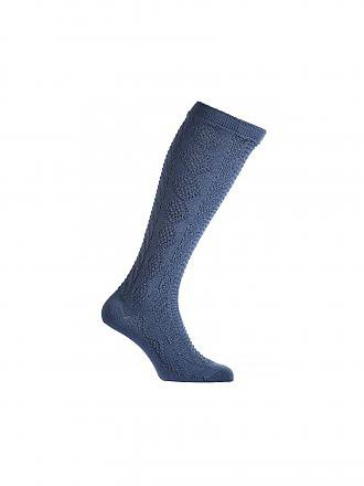 LUISE STEINER | Kniestrümpfe rot | blau