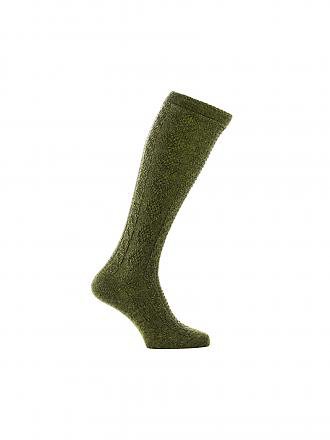 LUISE STEINER | Kniestrümpfe rot | olive