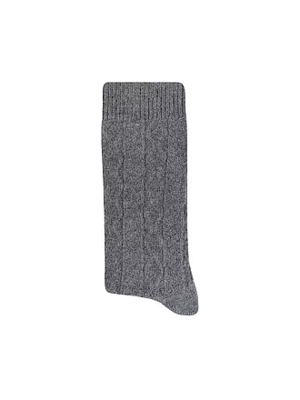 LUISE STEINER | Trachtensocken jeansblau | grau