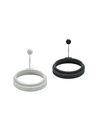 LURCH | Eiformer Oval 2er Set Silikon light-/iron grey | grau