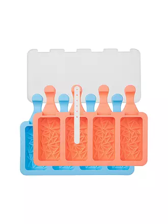 LURCH | Eisform 2er Set POPSICLE ICEFORM TRIANGLE Aquamarine Peach | bunt
