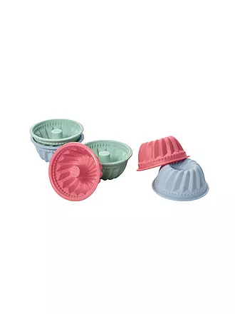 LURCH | Flexiform Tortelett Herz 6er Set Pastel Mix | bunt