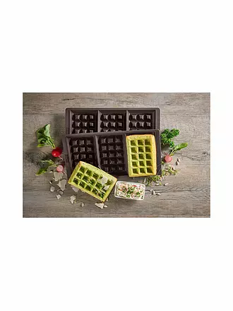 LURCH | Flexiform Waffel 29x14,5cm 3fach 2er Set braun | braun