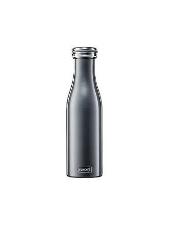 LURCH | Isolier-Flasche Edelstahl 0,5l bordeaux | grau
