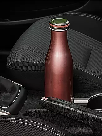 LURCH | Isolierflasche - Thermosflasche Edelstahl 0,75l Anthrazit Metallic | rosa