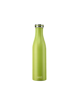 LURCH | Isolierflasche - Thermosflasche Edelstahl 0,75l Blau Metallic | grün