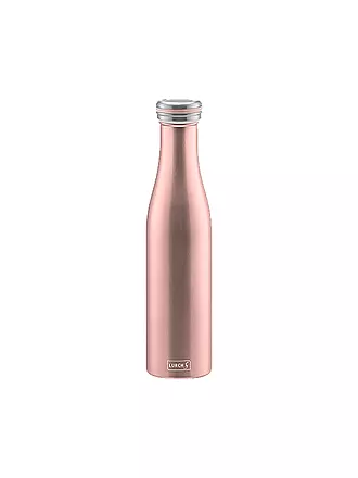 LURCH | Isolierflasche - Thermosflasche Edelstahl 0,75l Pearl Green | rosa