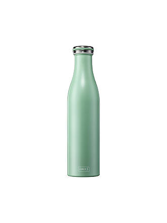 LURCH | Isolierflasche - Thermosflasche Edelstahl 0,75l Wasserblau | grün