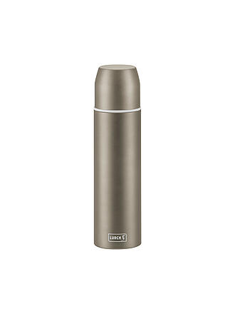LURCH | Isolierflasche - Thermosflasche mit Becher EDS 0,45l Denim Blue | grau