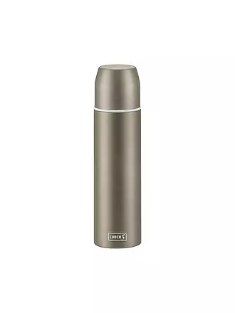 LURCH | Isolierflasche - Thermosflasche mit Becher EDS 0,45l Denim Blue | grau