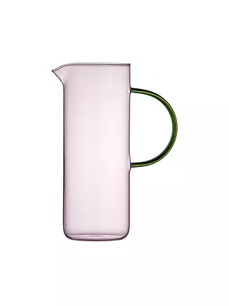 LYNGBY GLAS | Glaskrug TORINO 1,1l Gruen/ Blau | rosa