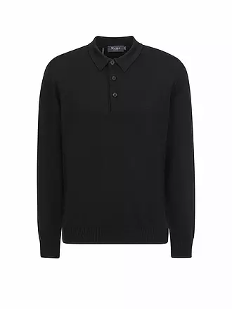 MAERZ | Polo-Pullover | schwarz