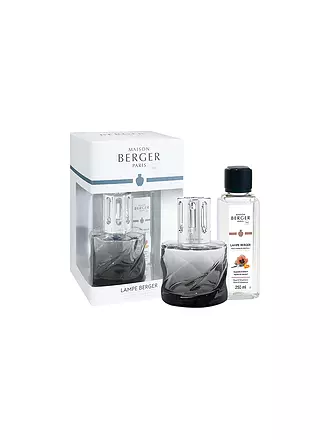 MAISON BERGER PARIS | Set Flacon Spirale Noire 250ml Velours d' Orient | hellgrau