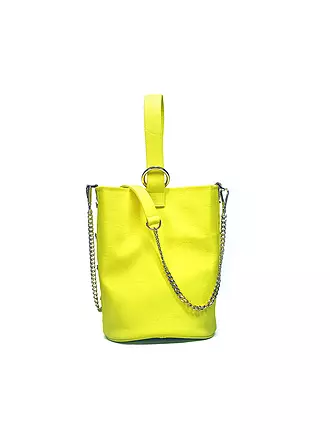 MANUEL ESSL DESIGN | Tasche - Bucket Bag Floral | gelb
