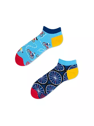 MANY MORNINGS | Herren Sneaker Socken THE BICYCLES blau | blau