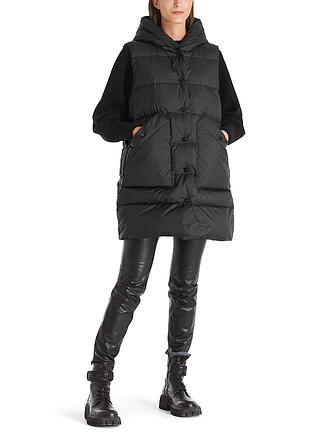 MARC CAIN | Daunensteppgilet | schwarz