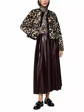 MARC CAIN | Jacke in Felloptik | hellbraun
