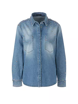 MARC CAIN | Jeansbluse | blau