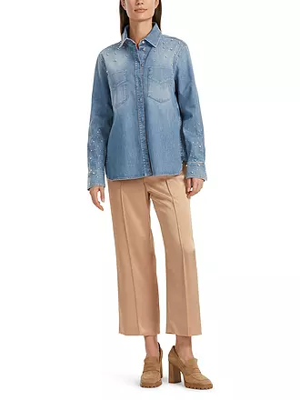 MARC CAIN | Jeansbluse | blau