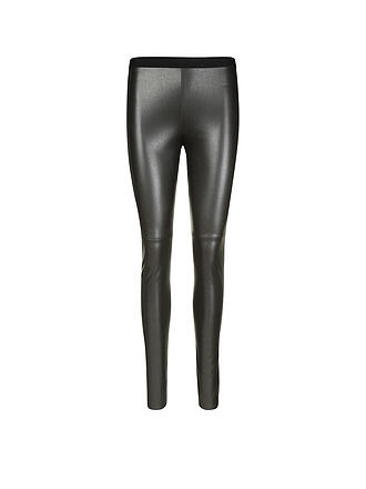 MARC CAIN | Leggings in Lederoptik | braun