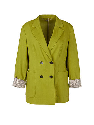 MARC CAIN | Leinenblazer | olive