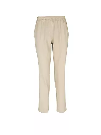 MARC CAIN | Leinenhose | dunkelrot