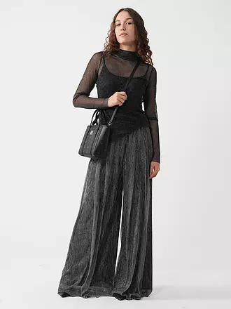 MARC CAIN | Marlenehose WOLIN | silber