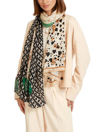 MARC CAIN | Seidenschal | creme