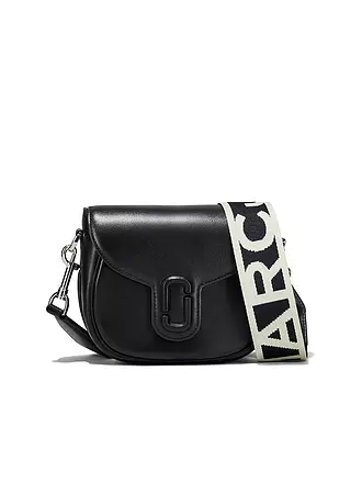 MARC JACOBS | Ledertasche - Mini Bag THE SMALL SADDLE BAG | schwarz