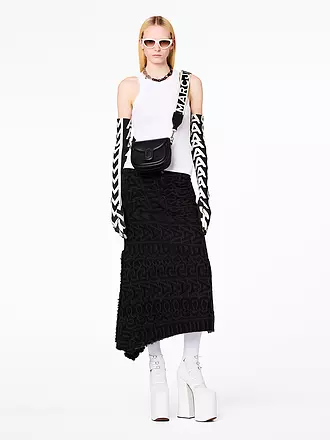 MARC JACOBS | Ledertasche - Mini Bag THE SMALL SADDLE BAG | schwarz