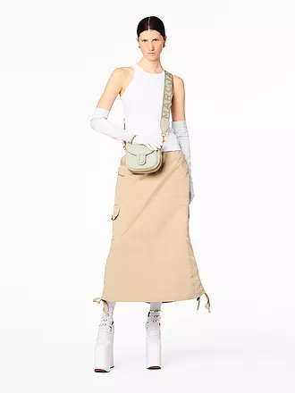 MARC JACOBS | Ledertasche - Mini Bag THE SMALL SADDLE BAG | schwarz
