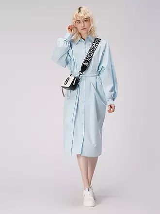 MARC JACOBS | Ledertasche - Mini Bag THE SNAPSHOT | hellblau