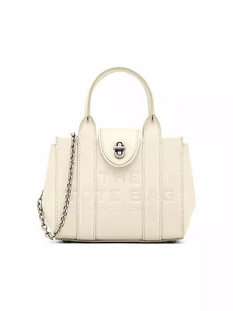 MARC JACOBS | Ledertasche - Mini Bag THE TURNLOCK CROSSBODY TOTE | schwarz