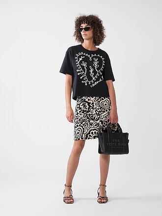 MARC JACOBS | Ledertasche - Mini Tote Bag THE MINI TOTE BAG | schwarz
