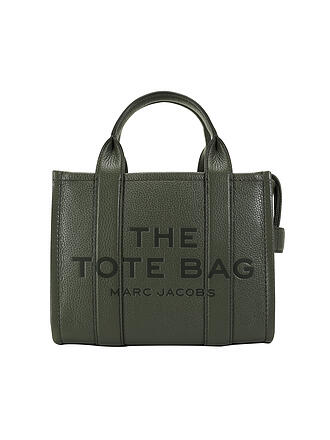 MARC JACOBS | Ledertasche - Mini Tote Bag THE MINI TOTE BAG | olive