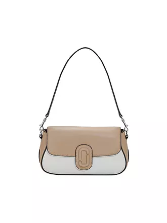 MARC JACOBS | Ledertasche - Schultertasche THE LARGE CLOVER SHOULDER BAG | beige