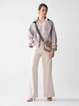 MARC JACOBS | Ledertasche - Schultertasche THE LARGE CLOVER SHOULDER BAG | beige