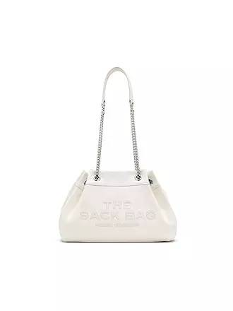 MARC JACOBS | Ledertasche - Shopper THE CHAIN SACK | weiss