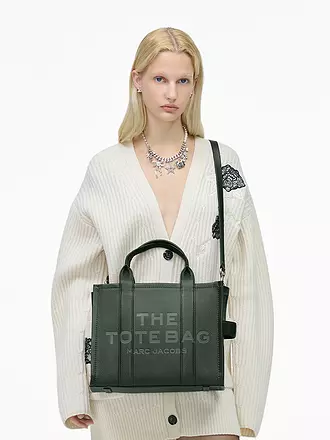 MARC JACOBS | Ledertasche - Tote Bag THE MEDIUM TOTE LEATHER | grün