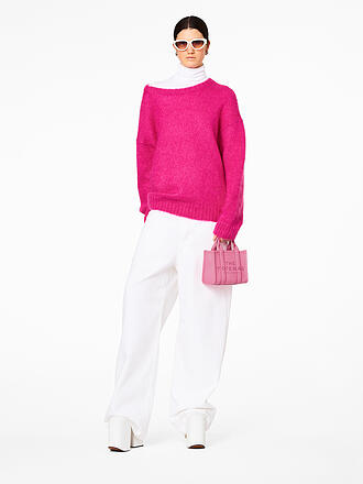 MARC JACOBS | Ledertasche - Tote Bag THE MICRO TOTE | pink