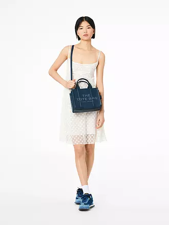 MARC JACOBS | Ledertasche - Tote Bag THE SMALL TOTE LEATHER | blau