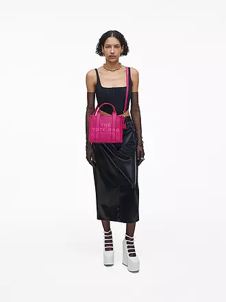MARC JACOBS | Ledertasche - Tote Bag THE SMALL TOTE LEATHER | gelb