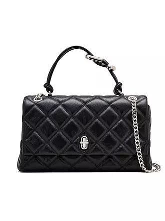 MARC JACOBS | Ledertasche - Umhängetasche THE DUAL | schwarz