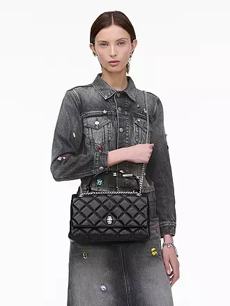 MARC JACOBS | Ledertasche - Umhängetasche THE DUAL | schwarz