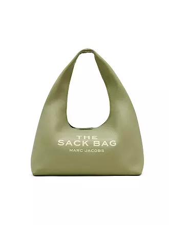 MARC JACOBS | Ledertasche - Umhängetasche THE SACK BAG | grün