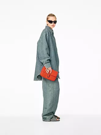 MARC JACOBS | Ledertasche - Umhängetasche THE SHOULDER BAG | blau