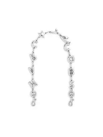 MARC JACOBS | Schulterriemen BUBBLE CHAIN | silber