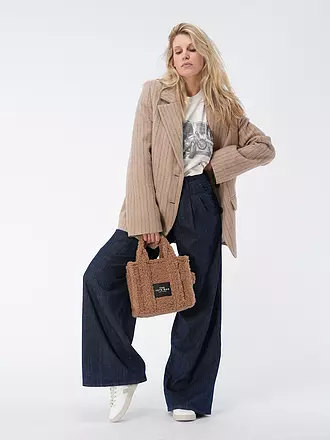 MARC JACOBS | Tasche - Tote Bag THE SMALL TOTE FAKE FUR | braun