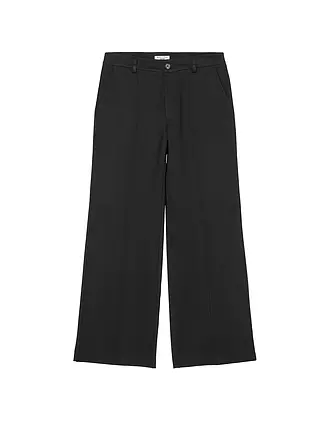 MARC O' POLO DENIM | Hose Wide Leg | schwarz